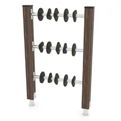 Solo lekepanel kuleramme i tre L84 x B15 x H130 cm