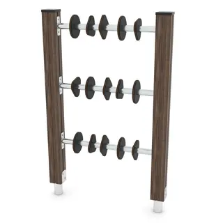 Solo lekepanel kuleramme i tre L84 x B15 x H130 cm