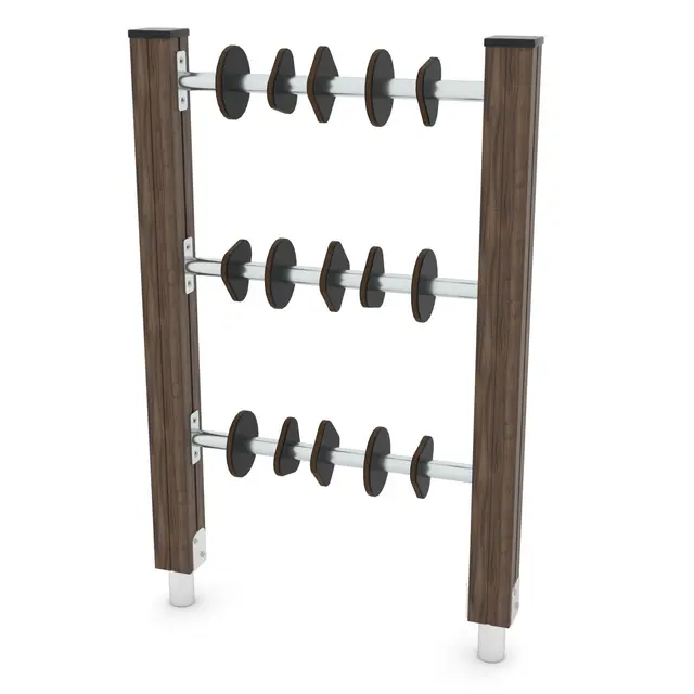Solo lekepanel kuleramme i tre L84 x B15 x H130 cm 