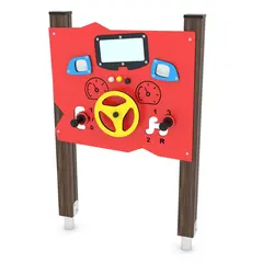 Solo lekepanel med ratt L84 x B21 x H130 cm