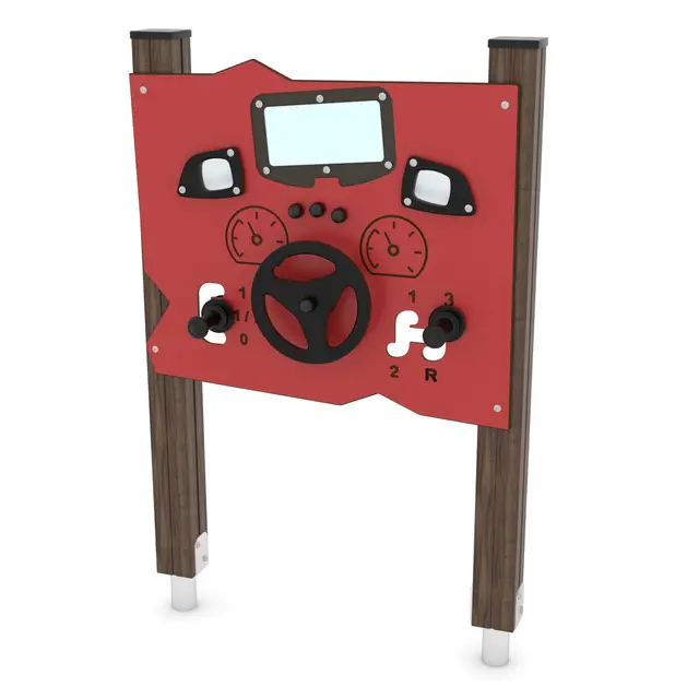 Solo lekepanel med ratt L84 x B21 x H130 cm 