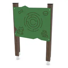Solo lekepanel rund labyrint L84 x B11 x H130 cm