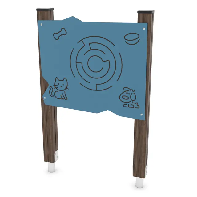 Solo lekepanel rund labyrint L84 x B11 x H130 cm 