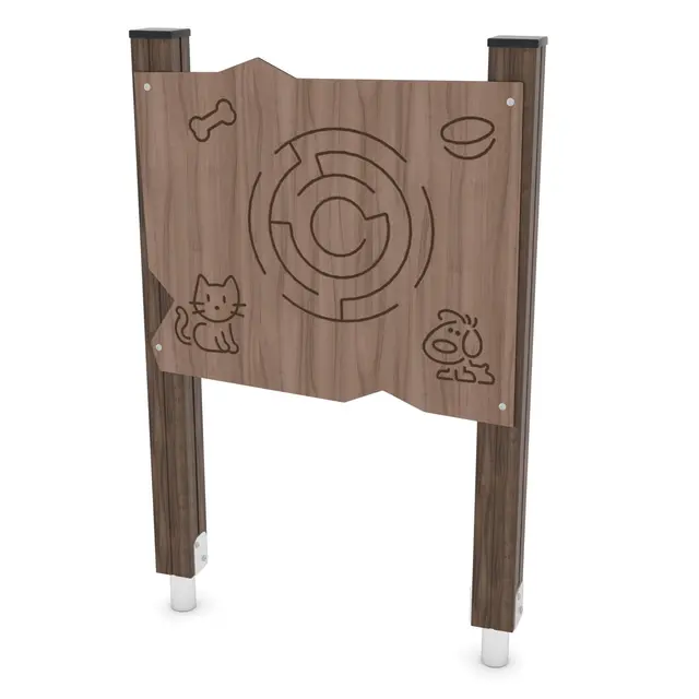 Solo lekepanel rund labyrint L84 x B11 x H130 cm 