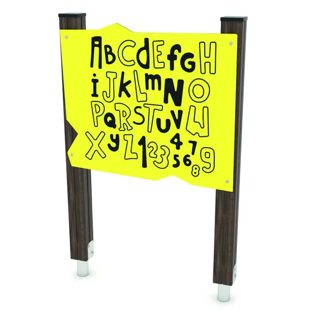 Solo lekepanel alfabetet L84 x B11 x H130 cm 