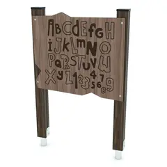 Solo lekepanel alfabetet L84 x B11 x H130 cm