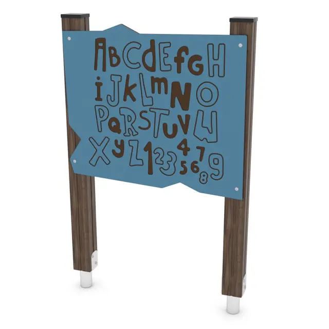 Solo lekepanel alfabetet L84 x B11 x H130 cm 