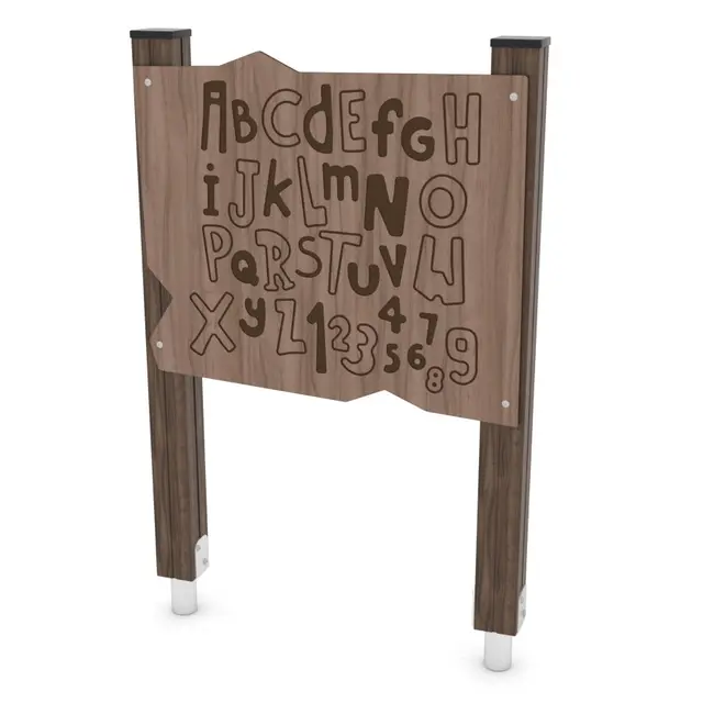 Solo lekepanel alfabetet L84 x B11 x H130 cm 