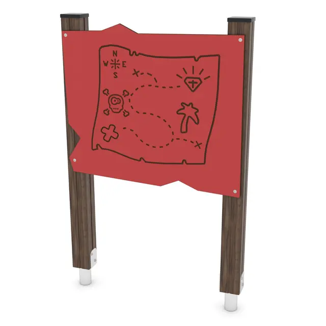 Solo lekepanel skattejakt L84 x B11 x H130 cm 