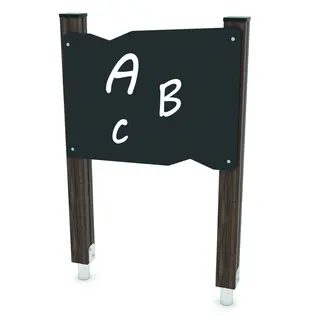 Solo lekepanel krittavle L84 x B11 x H130 cm