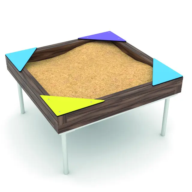 Solo sandkassebord L139 x B139 x H78 cm 