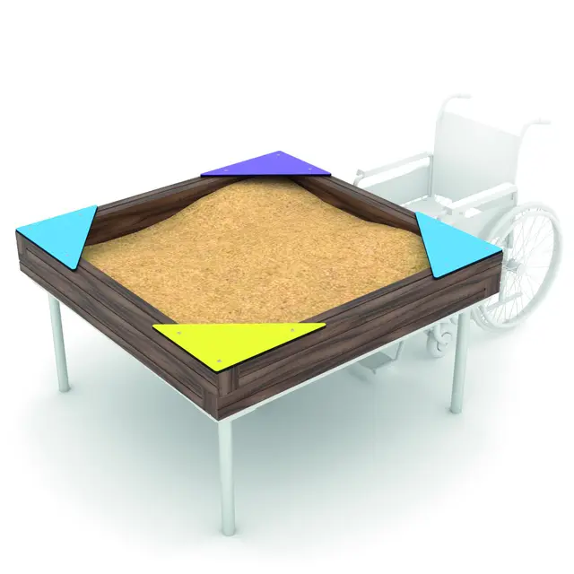 Solo sandkassebord L139 x B139 x H78 cm 