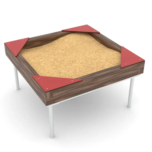 Solo sandkassebord L139 x B139 x H78 cm 