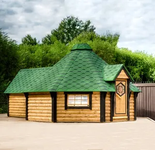 Camping hytte 16,5 med tilbygg