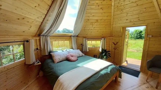 Camping hytte 16,5 med tilbygg 