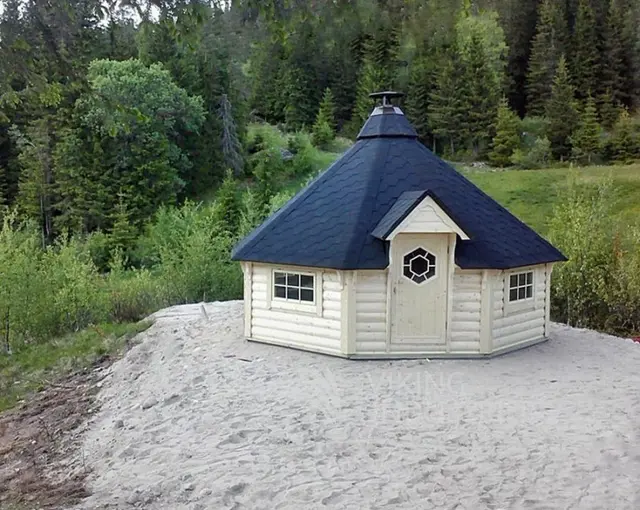 Grillhytte 14,9 lukket L430 x B430 x H333 cm 