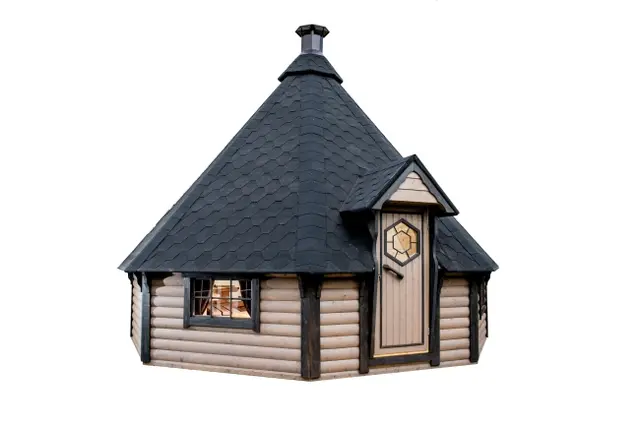 Grillhytte 25 lukket L545 x B545 x H457 cm 