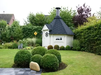 Grillhytte 6,9 lukket L291 x B291 x H333 cm 