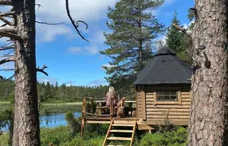 Grillhytte 9,2 åpen L376 x B326 x H332 cm