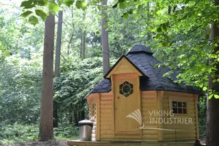 Grillhytte 9,2 lukket L376 x B326 x H306 cm