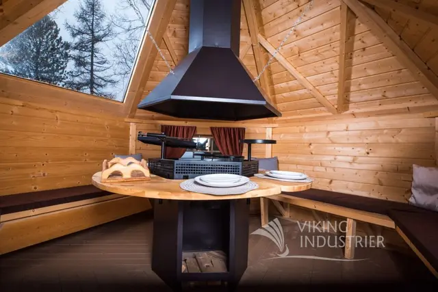 Grillhytte 9,2 lukket L376 x B326 x H306 cm 