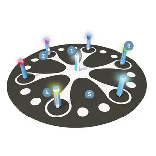 Memo interaktivt aktivitetsapparat Ø800 x H116 cm