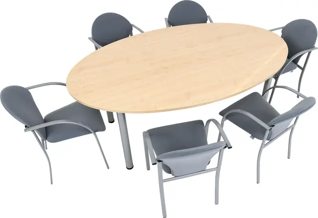 Møtebord med stoler 